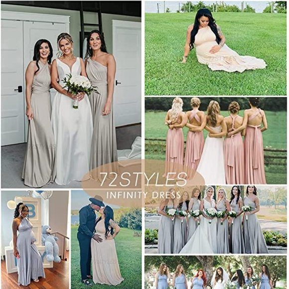 Infinity Dress, Convertible Bridesmaid Dress, Plus Size - Picture 5 of 6